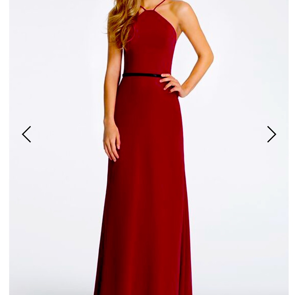 Hayley Paige Occasions 5611 Bridesmaid Dress in color Apple